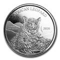1 Oz Silbermünze " African Leopard Ghana" 2020