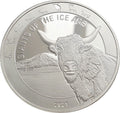 1 Oz Silbermünze "Giants of the Ice Age" Auerochse 2021