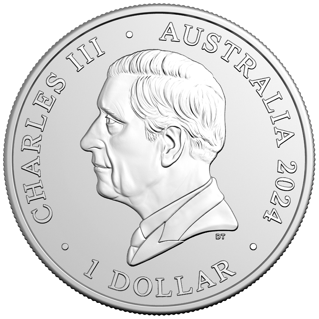 1 Oz Silbermünze " Australia Zoo Giraffe" 2024
