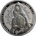 1 Oz Silbermünze "Berberaffe" 2021