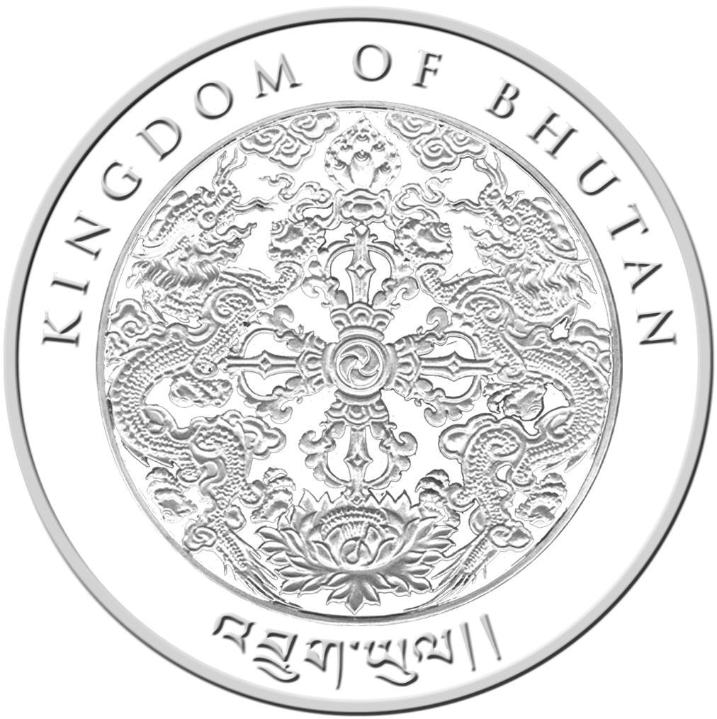 1 Oz Silbermünze "Bhutan Lunar Serie" Boar/ Eber 2019