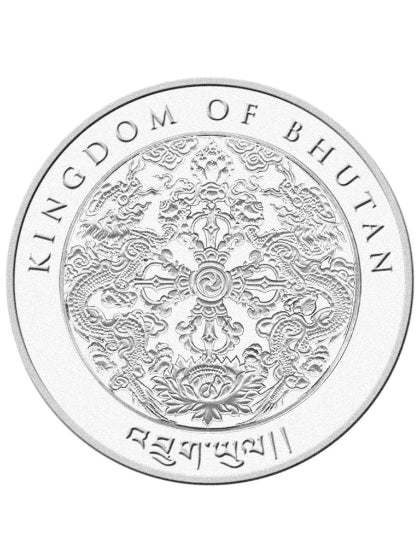 1 Oz Silbermünze "Bhutan Lunar Serie" Ox / Ochse 2021
