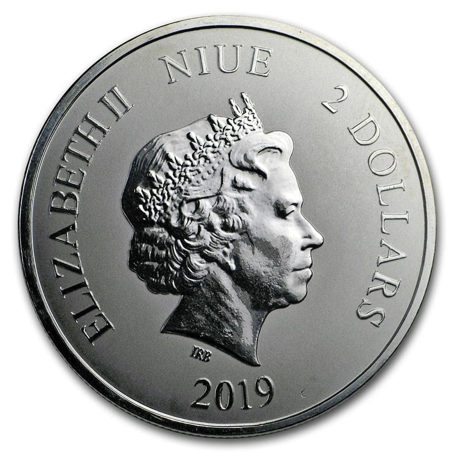 1 Oz Silbermünze "Celestial Animal" Drache (Green Dragon) 2019