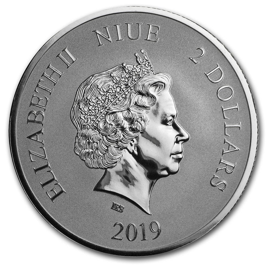 1 Oz Silbermünze "Celestial Animal" Tiger (White Tiger) 2019