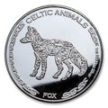 1 Oz Silbermünze "Celtic Animal" Fuchs (Fox) 2019   -geringe Auflage-