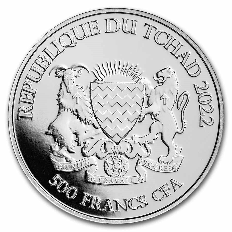 1 Oz Silbermünze "Celtic Animal" Hahn (Rooster) 2022