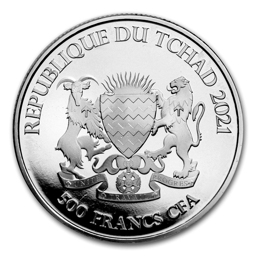 1 Oz Silbermünze Celtic Animal Lachs (Salmon) 2021
