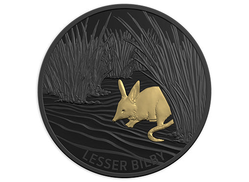 1 Oz Silbermünze "Echoes of Australian Fauna" Kaninchennasenbeutler 2019