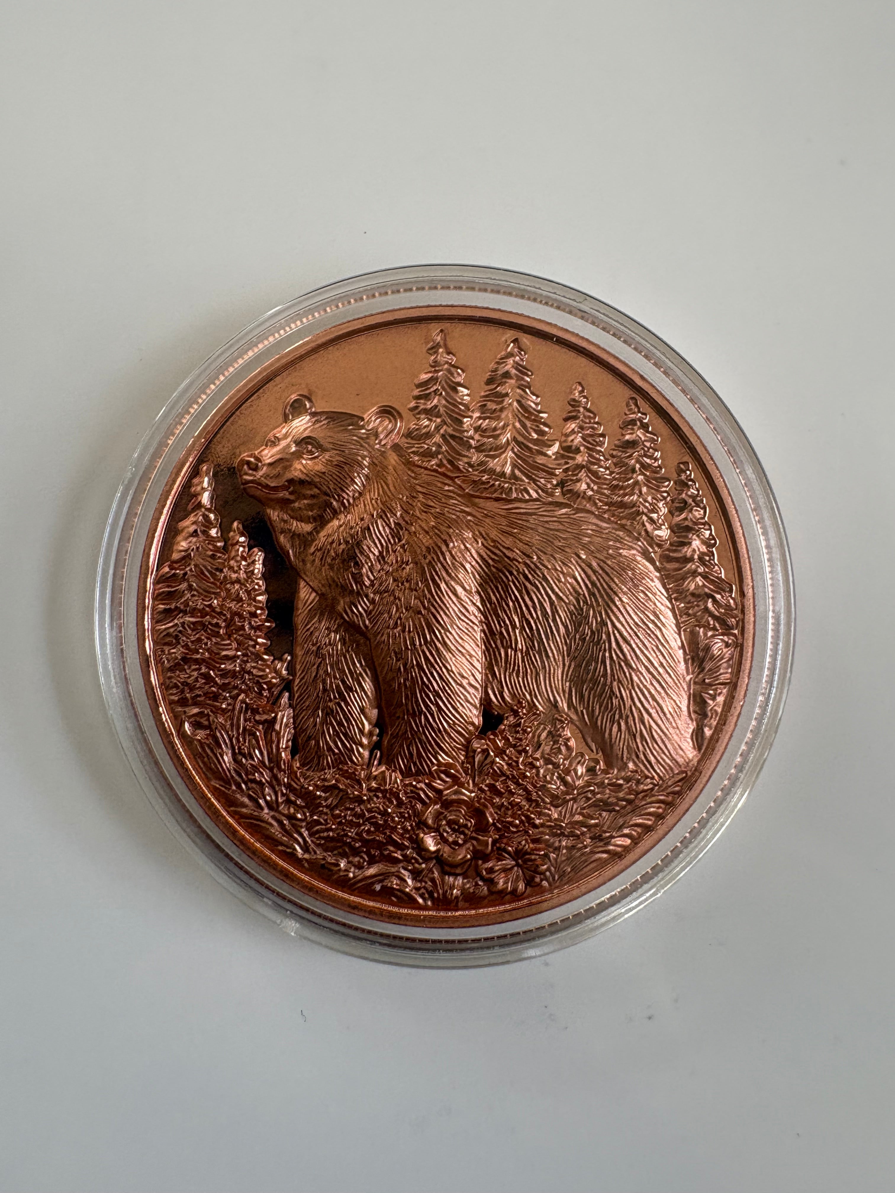1 Oz Kupfermünze Bär