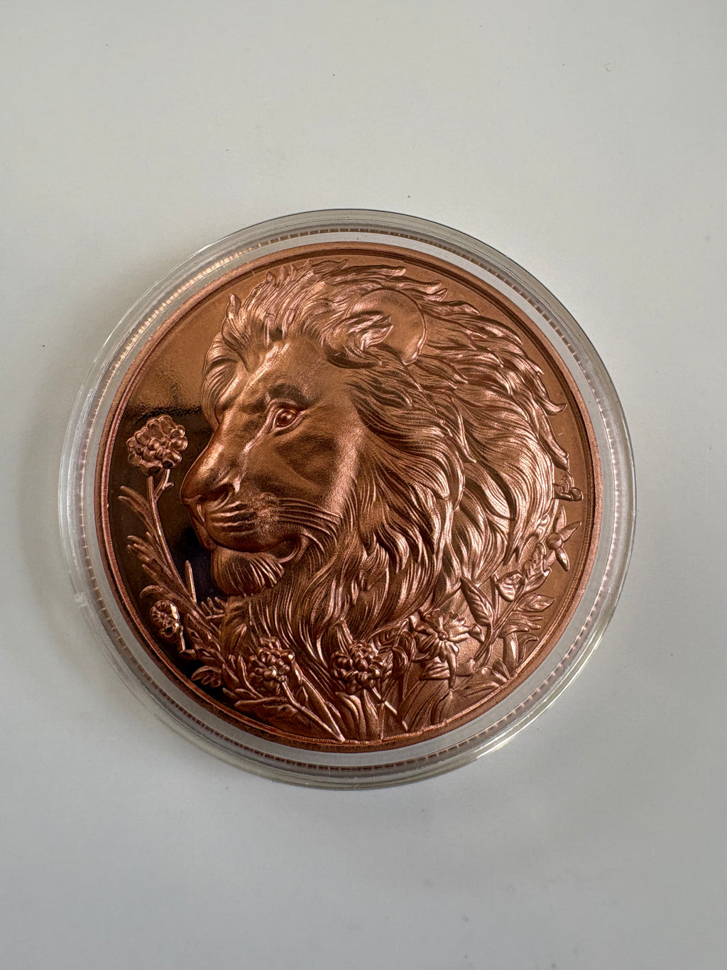 1 Oz Kupfermünze Löwe