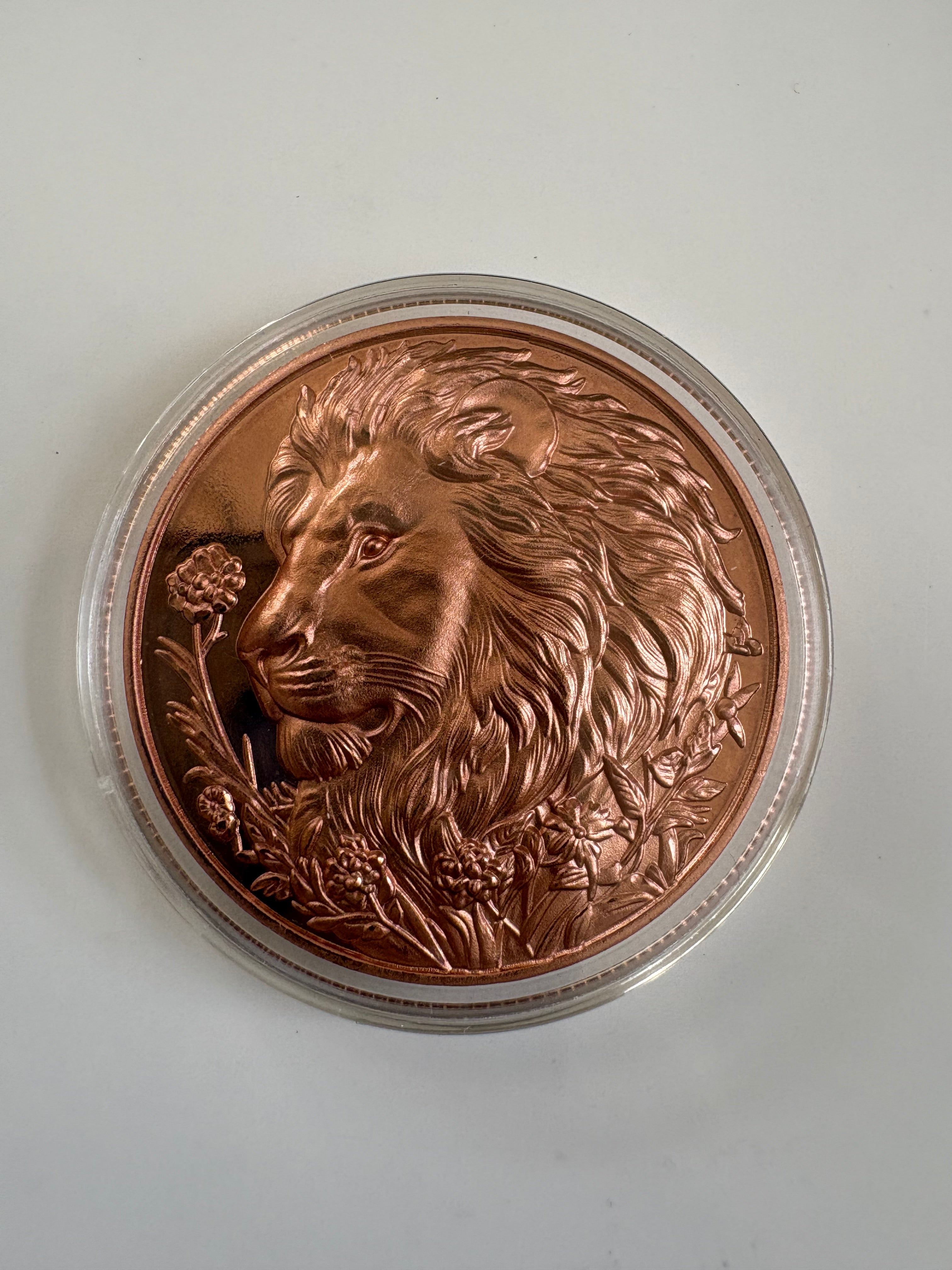 1 Oz Kupfermünze Löwe