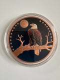 5 Oz Kupfermünze Adler coloriert