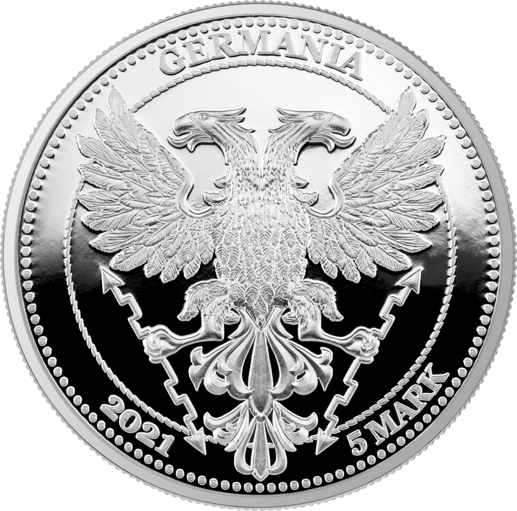 1 Oz Silbermünze "Chestnut Leaf" Mysthical Forrest Kastanienblatt 2021