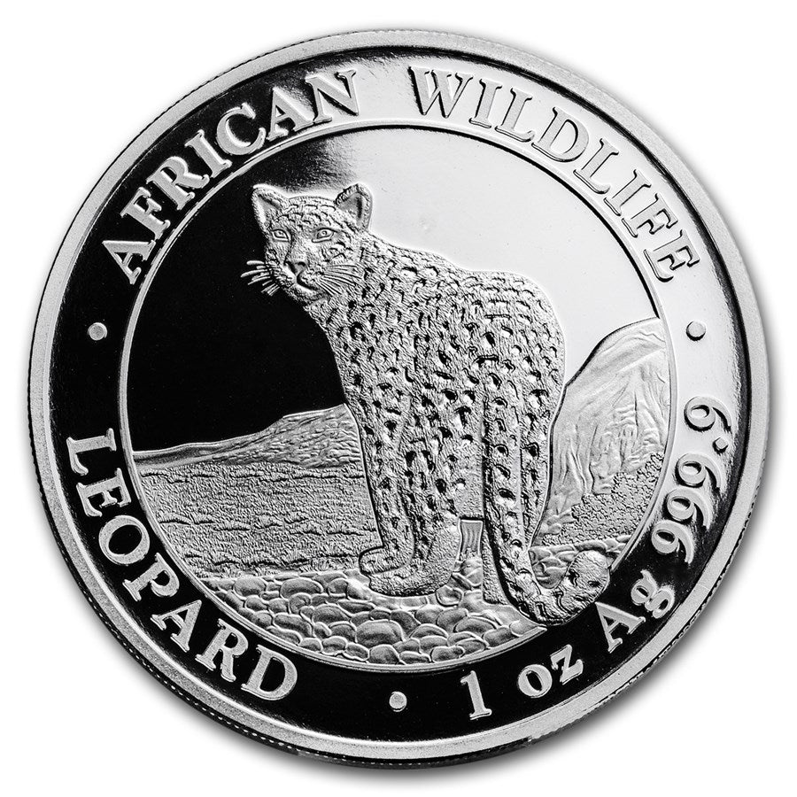 1 Oz Silbermünze "Somalia Leopard" 2018