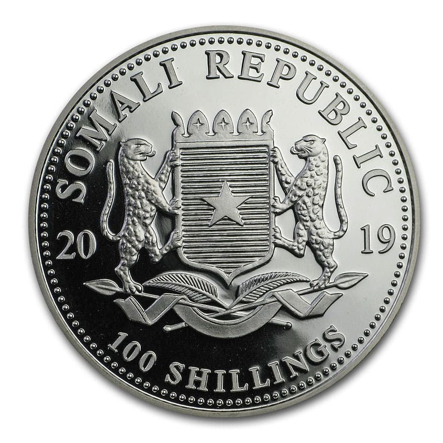 1 Oz Silbermünze "Somalia Leopard" 2019