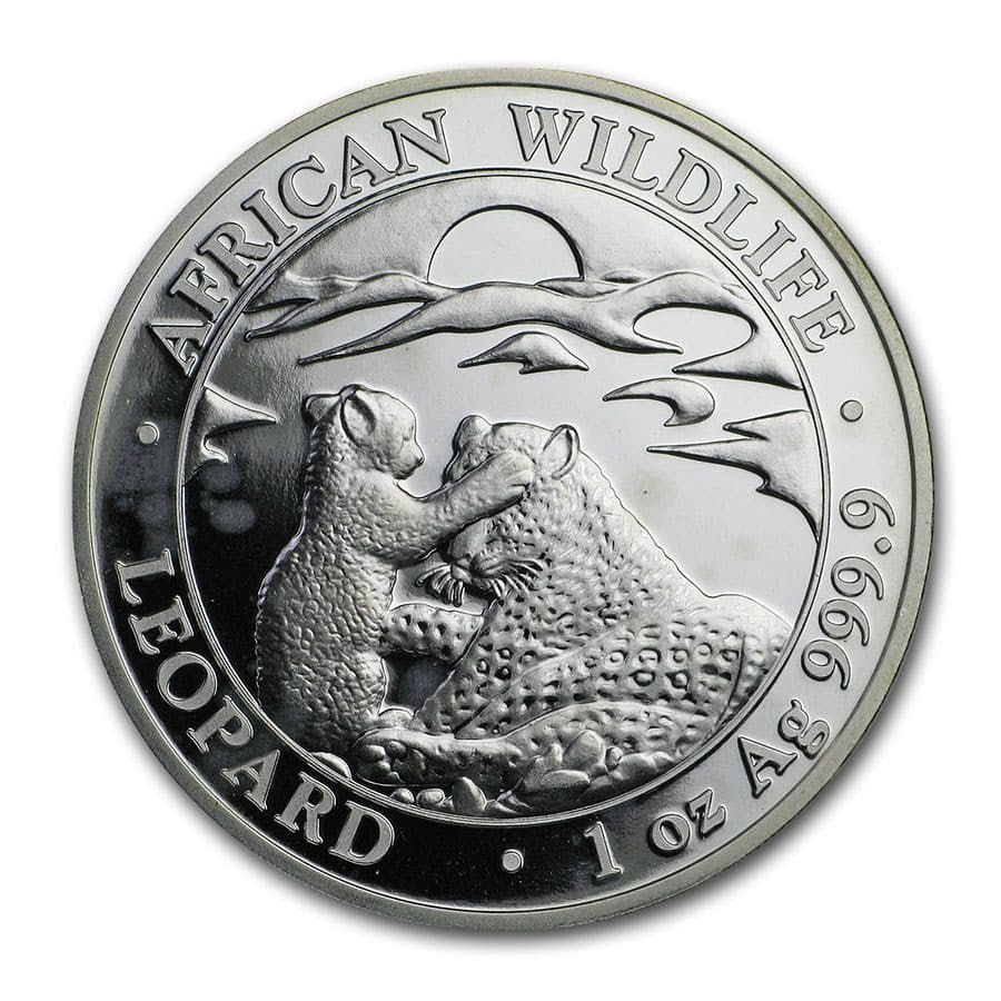 1 Oz Silbermünze "Somalia Leopard" 2019