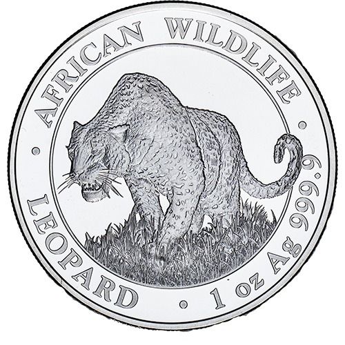 1 Oz Silbermünze "Somalia Leopard" 2023