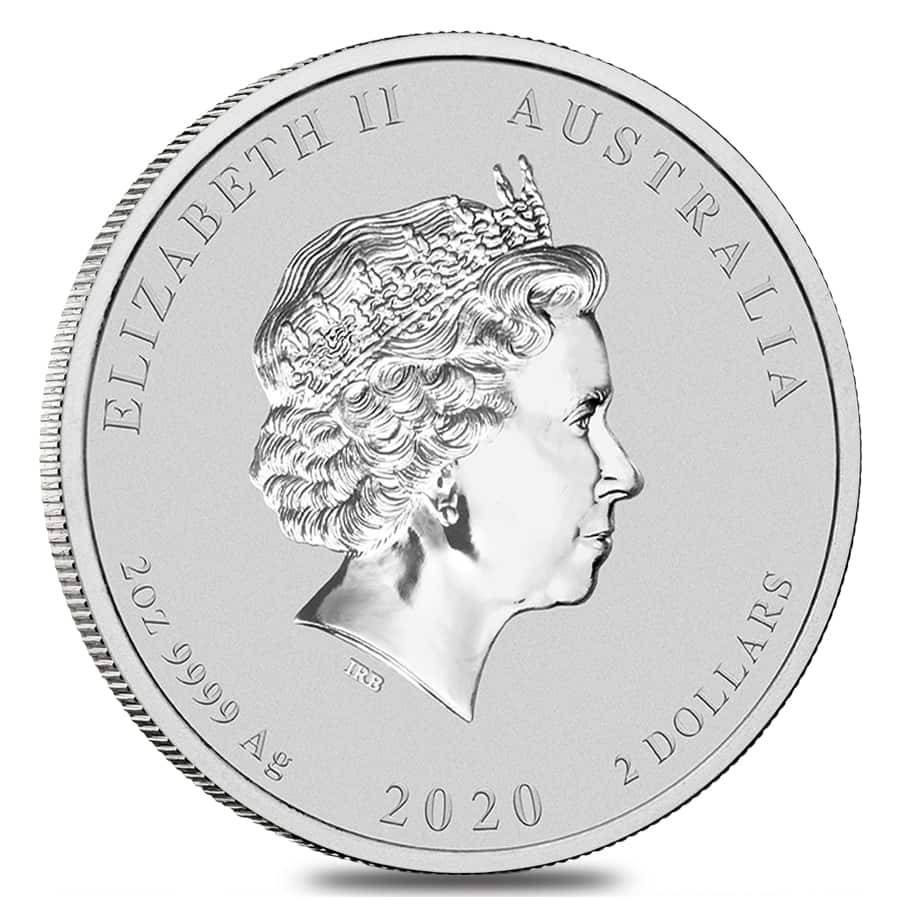 1 Oz Silbermünze "Lunar Serie III" Maus 2020