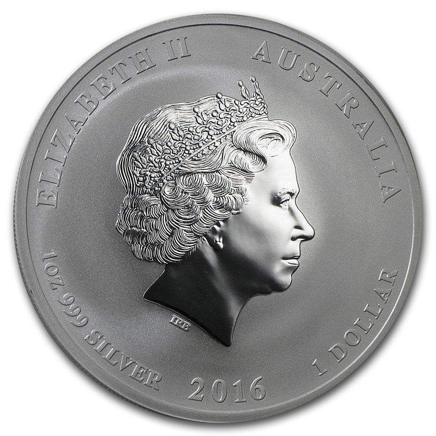 1 Oz Silbermünze "Lunar II" Affe 2016