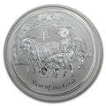 1 Oz Silbermünze "Lunar II" Ziege 2015