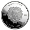 1 Oz Silbermünze "Mandala Tschad" Löwe 2018