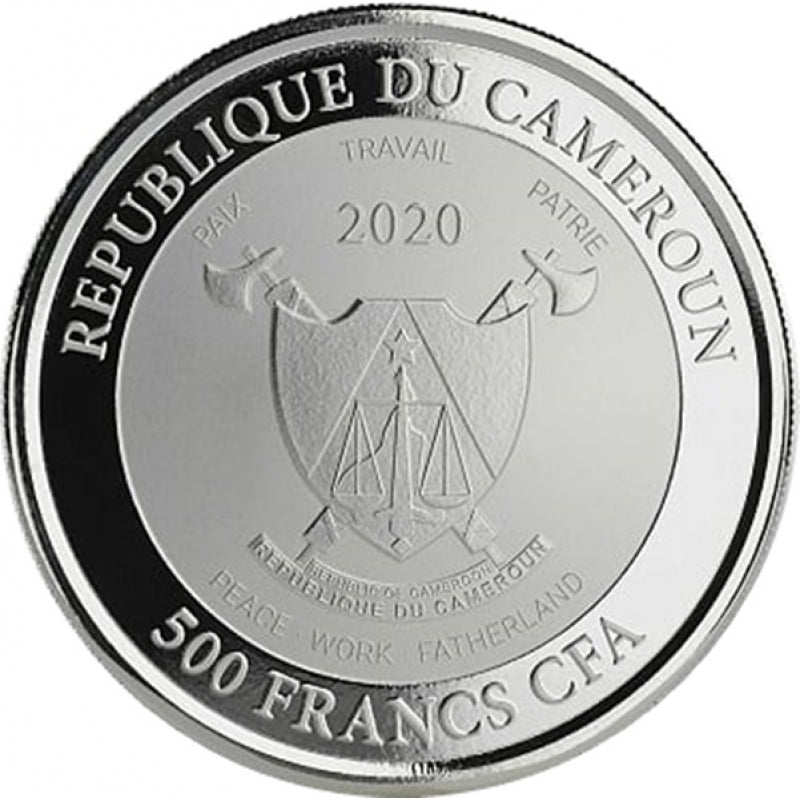 1 Oz Silbermünze "Mandrill" 2020