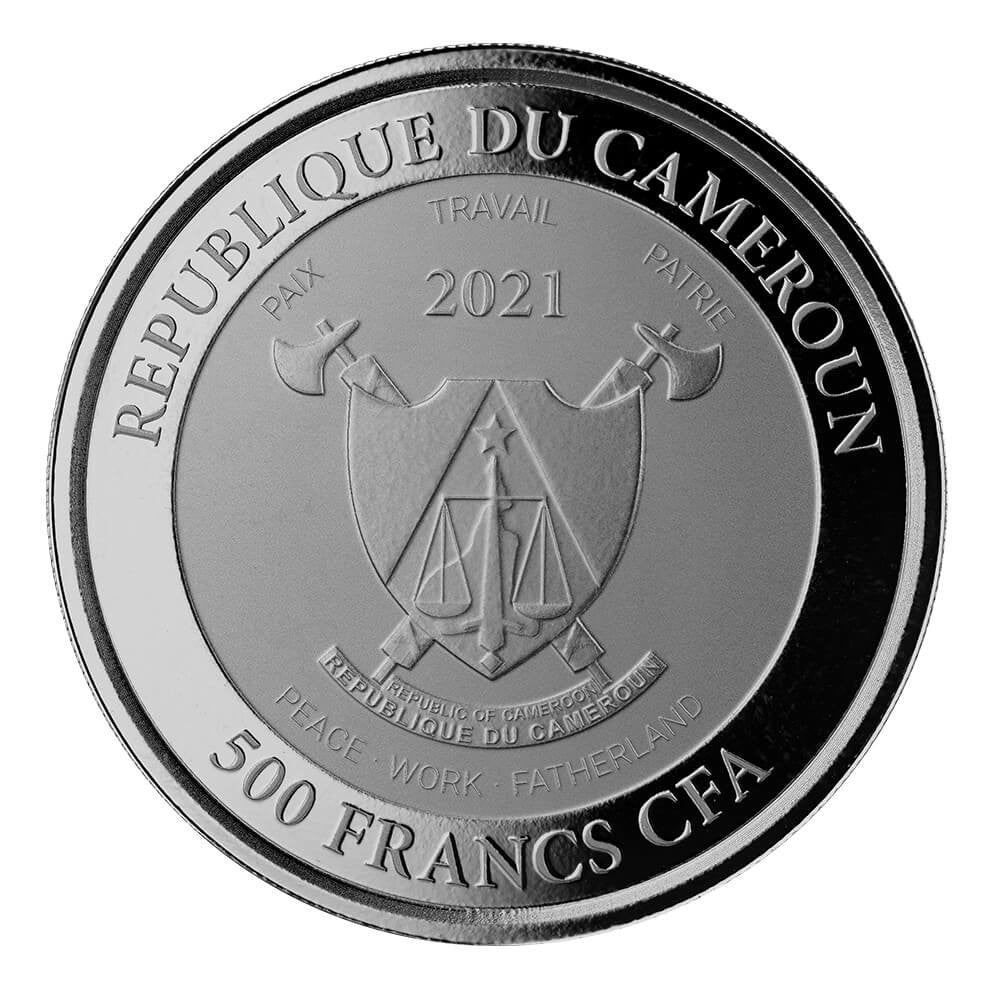 1 Oz Silbermünze "Mandrill" 2021
