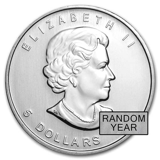 Silbermünze  1 Oz Maple Leaf