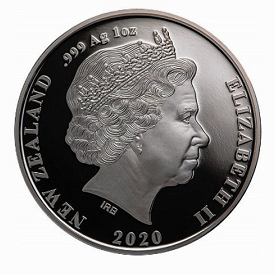 1 Oz Silbermünze "Chatham Island" Crested Penguin 2020