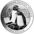 1 Oz Silbermünze "Chatham Island" Crested Penguin 2020