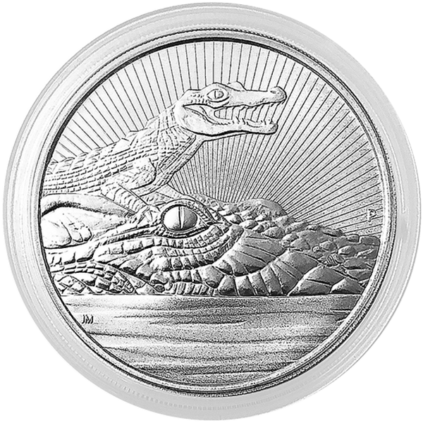 2 Oz Silbermünze "Next Generation" Crocodile 2019