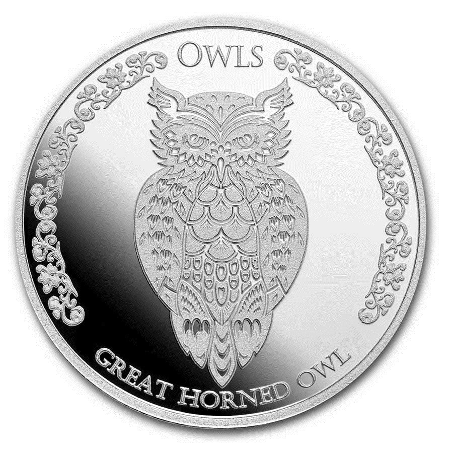 1 Oz Silbermünze "Great Horned Owl" 2021