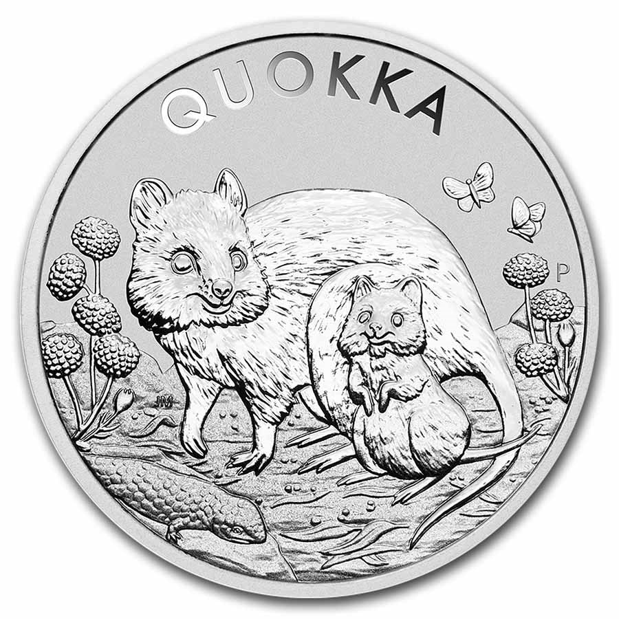 1 Oz Silbermünze "Quokka" 2021