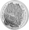 1 Oz Silbermünze "Ruanda African Ounce" Nilkrokodil 2023