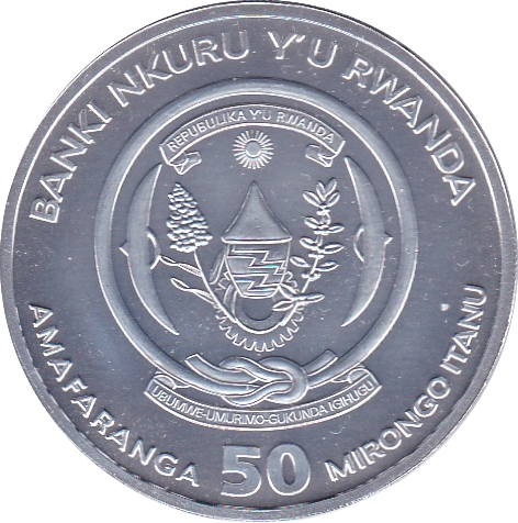 1 Oz Silbermünze "Ruanda African Ounce" Pelikan 2022