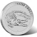 1 Oz Silbermünze "Salzwasserkrokodil" 2014