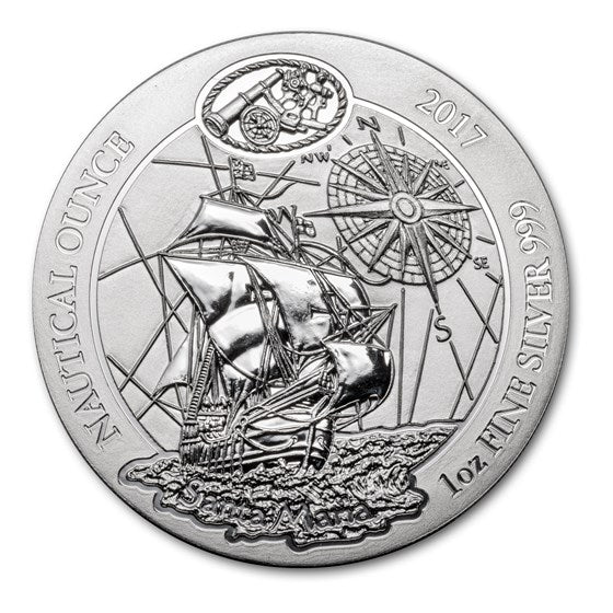 1 Oz Silbermünze "Nautical Ounce" Santa Maria 2017