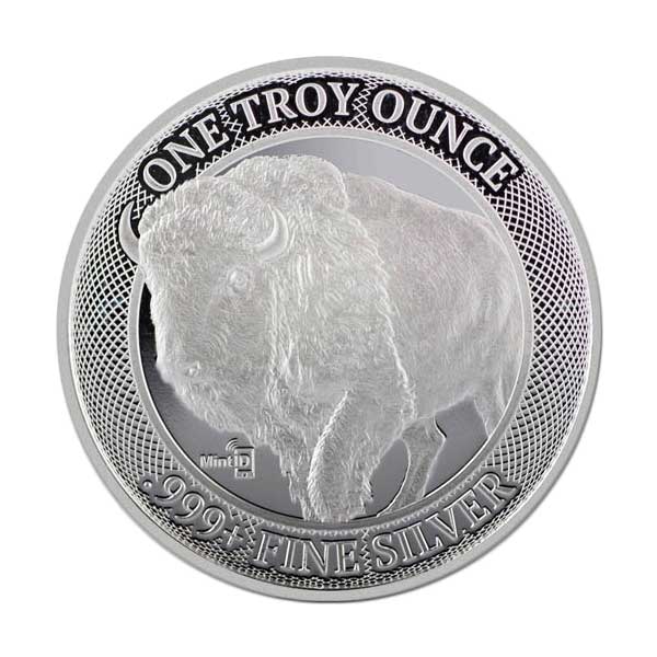 1 Oz Silbermünze "Buffalo Silverround Scan"