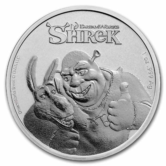 1 Oz Silbermünze "Shrek" 2021