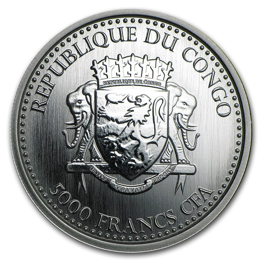 1 Oz Silbermünze "Silverback Gorilla" 2015