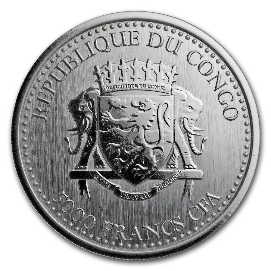 1 Oz Silbermünze "Silverback Gorilla" 2017
