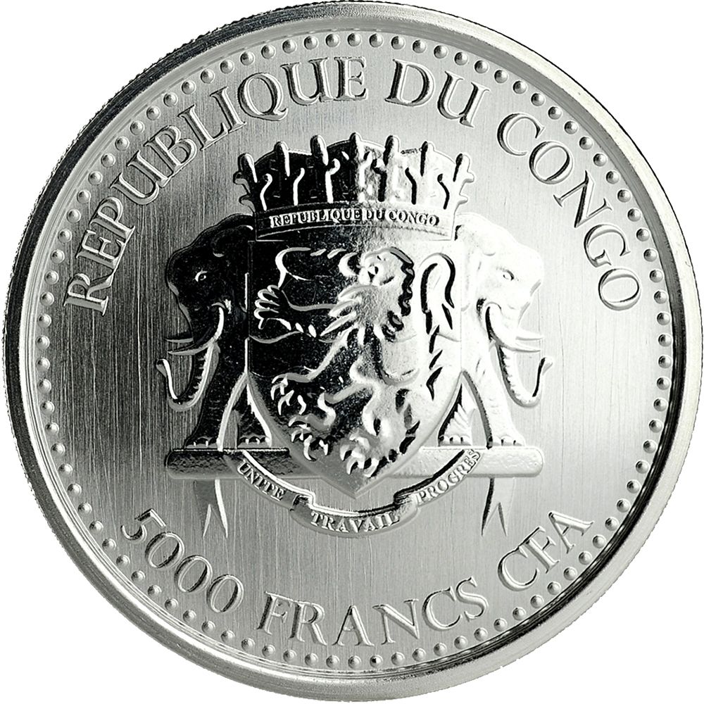 1 Oz Silbermünze "Silverback Gorilla" 2018