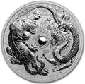 1 Oz Silbermünze "Chinese Myths & Legends Serie" Dragon und Tiger 2018