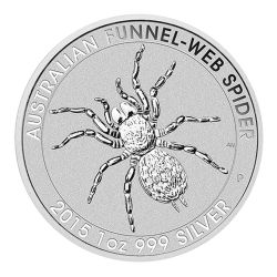 1 Oz Silbermünze "Trichternetzspinne" 2015