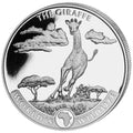 1 Oz Silbermünze "World`s Wildlife" Giraffe 2019   -Erstauflage!!!-
