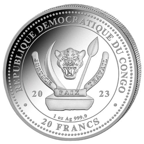1 Oz Silbermünze "World´s Wildlife" Ocean Rays 2023