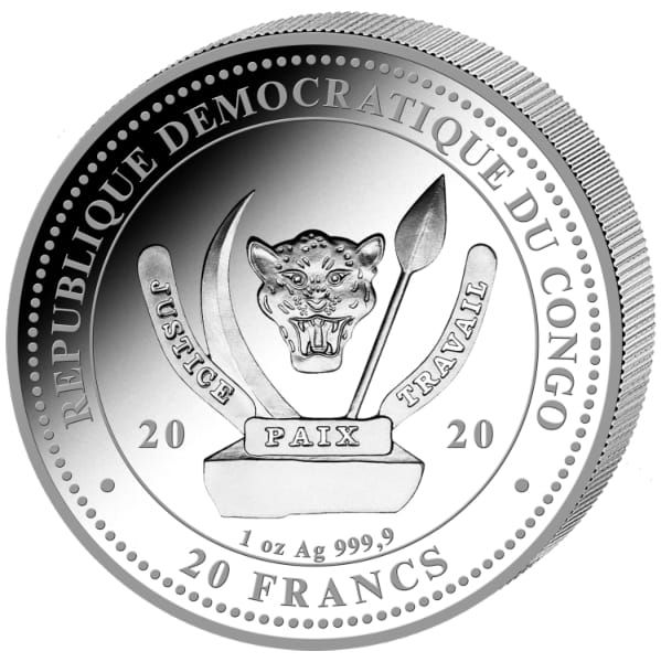 1 Oz Silbermünze "World´s Wildlife" Whale / Wal 2020