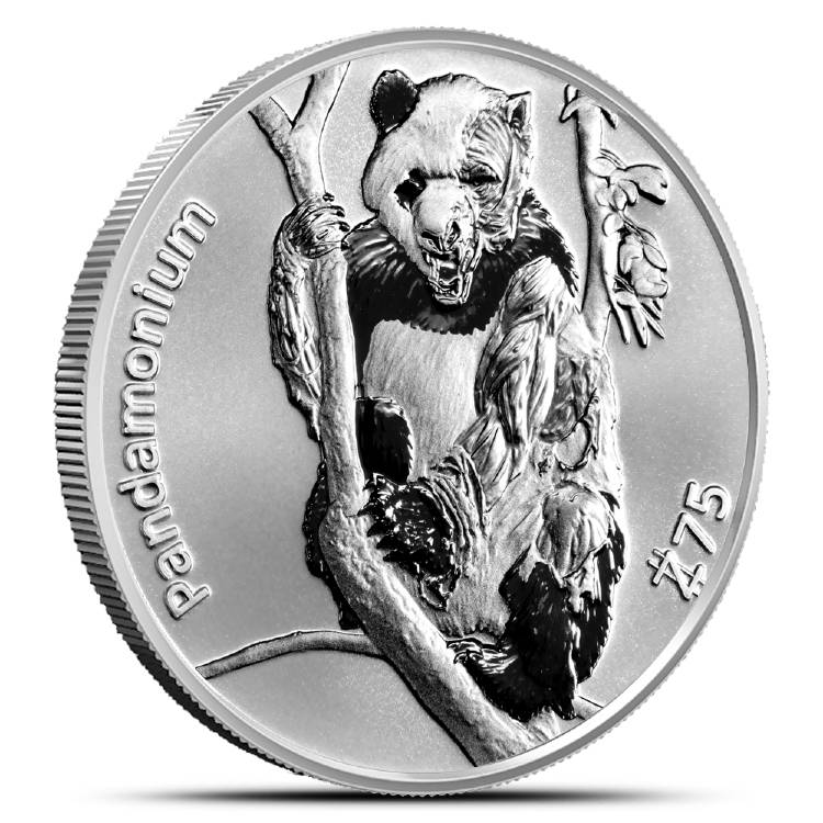 1 Oz Silbermünze "Zombucks World" Pandamonium