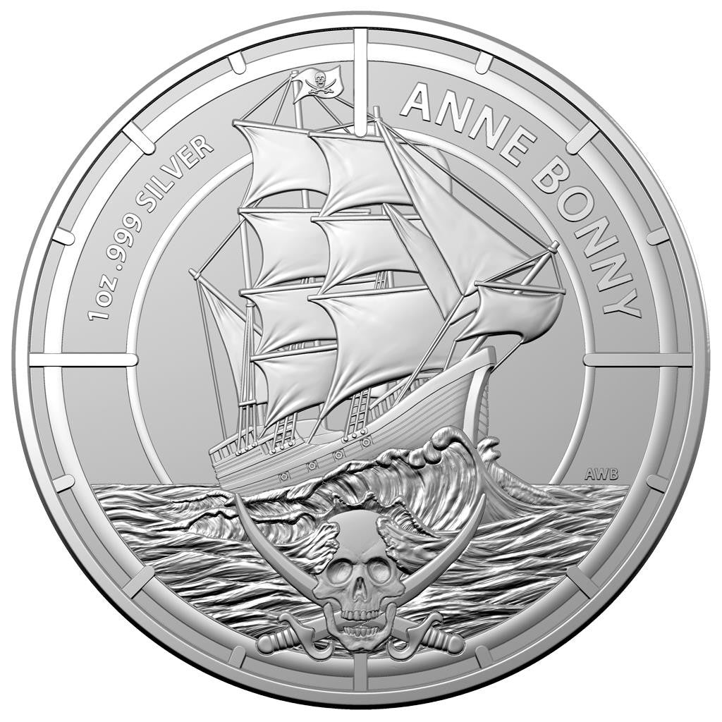 1 Oz Silbermünze "Pirate Queens" Anne Bonny 2021