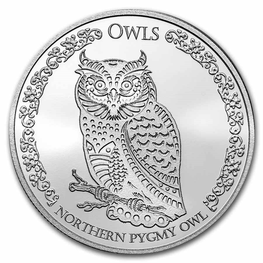 1 Oz Silbermünze " Northern Pygmy" 2021